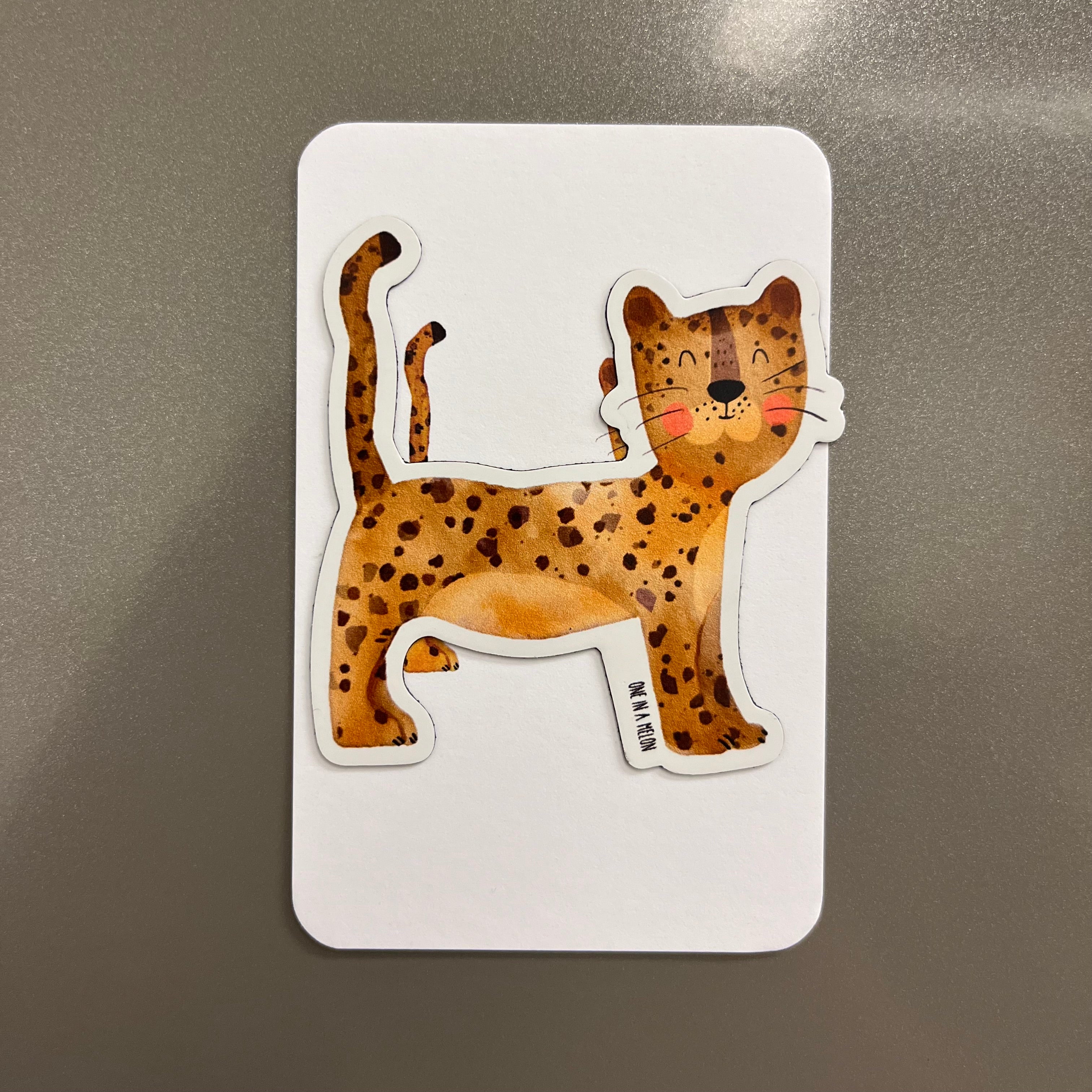 Kühlschrankmagnet Leopard