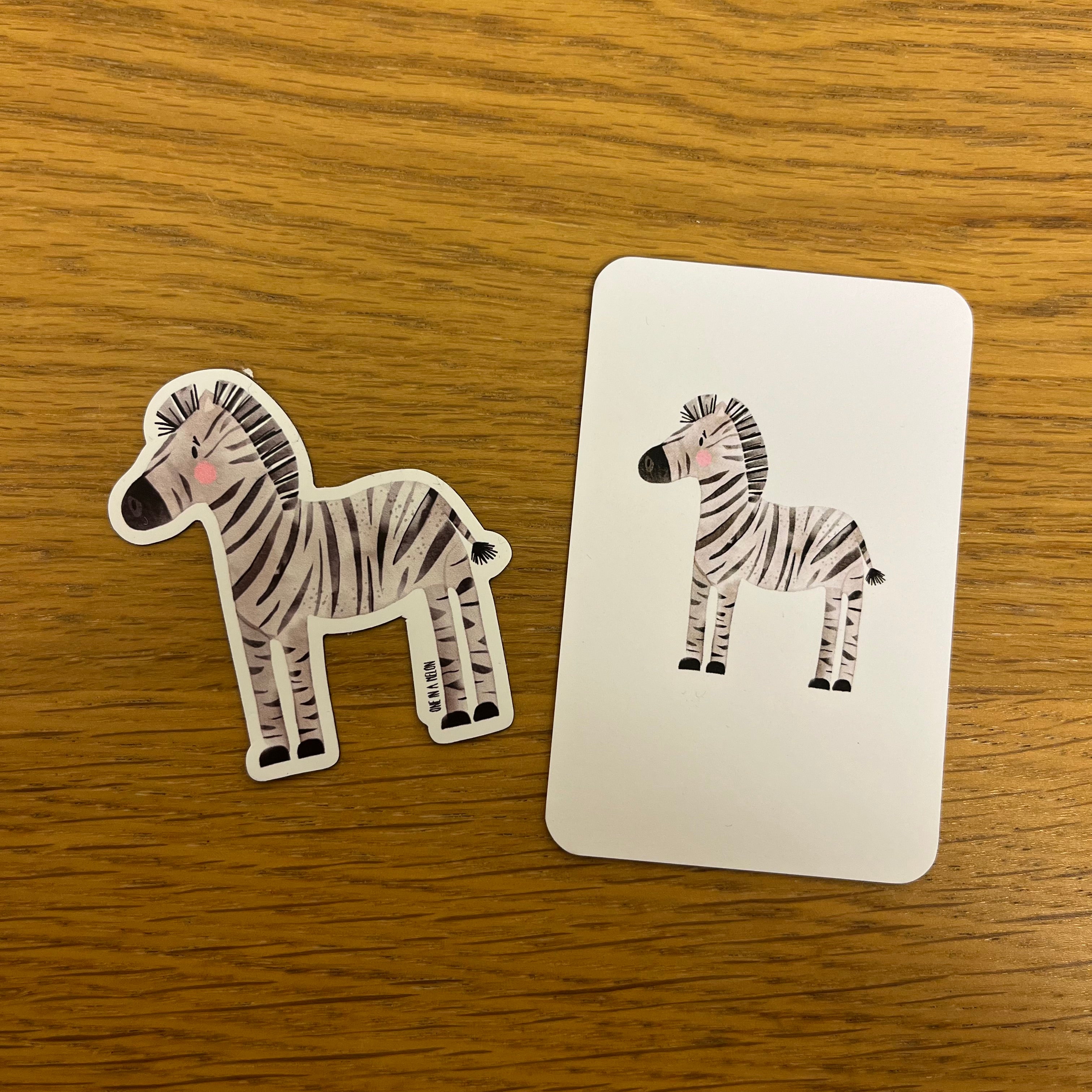 Kühlschrankmagnet Zebra