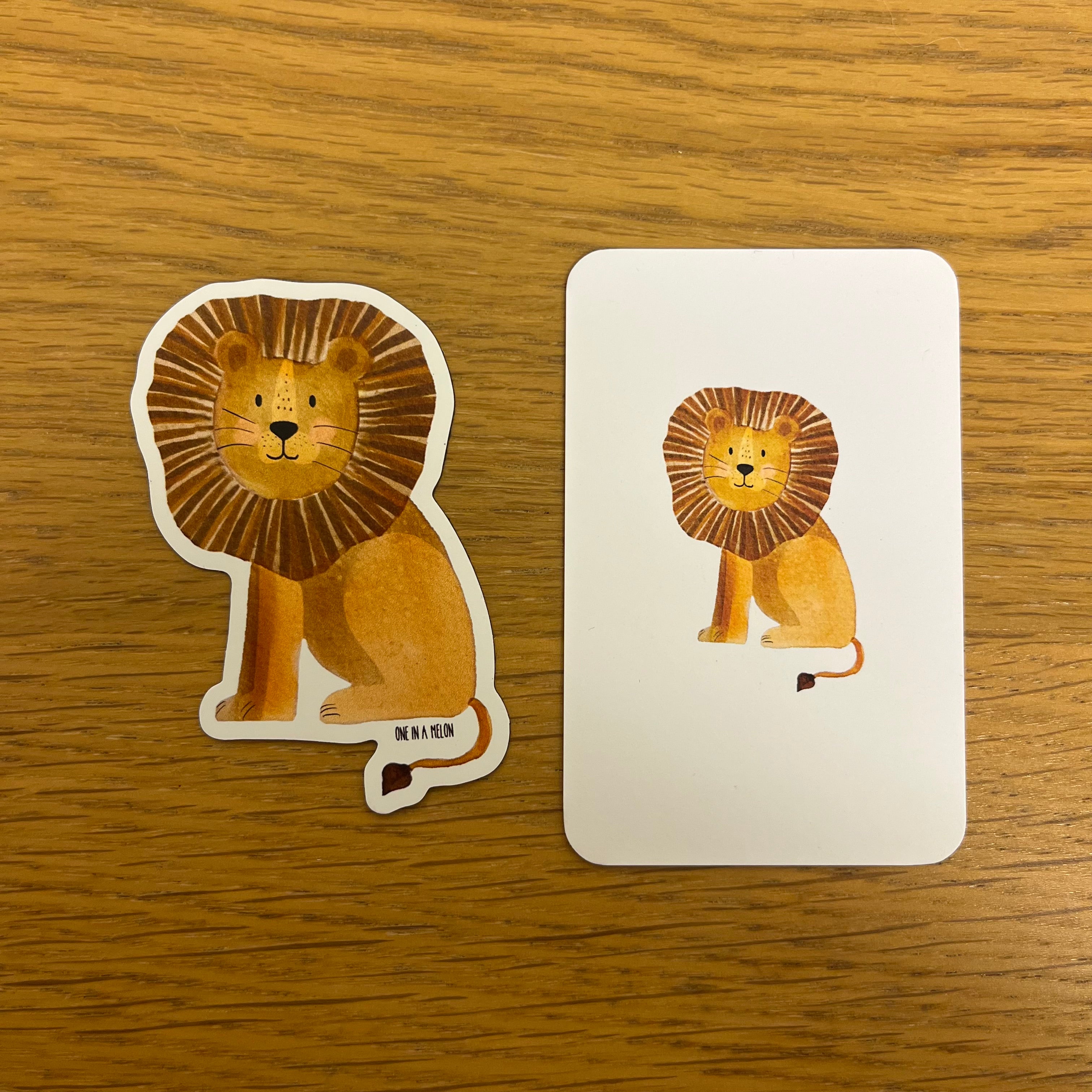 Kühlschrankmagnet Löwe