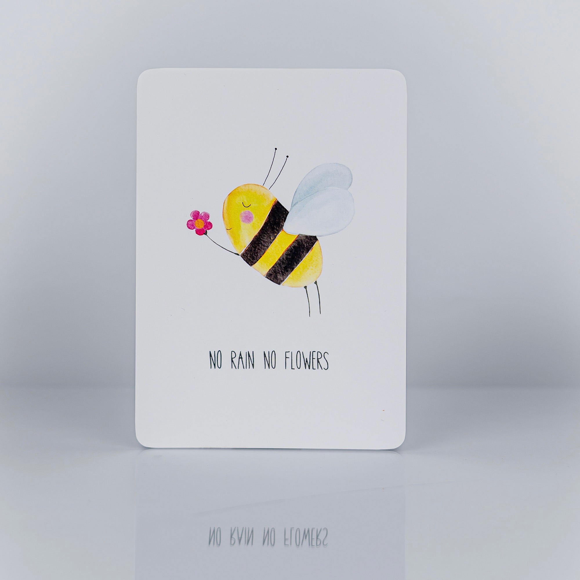 Biene - No Rain No Flowers