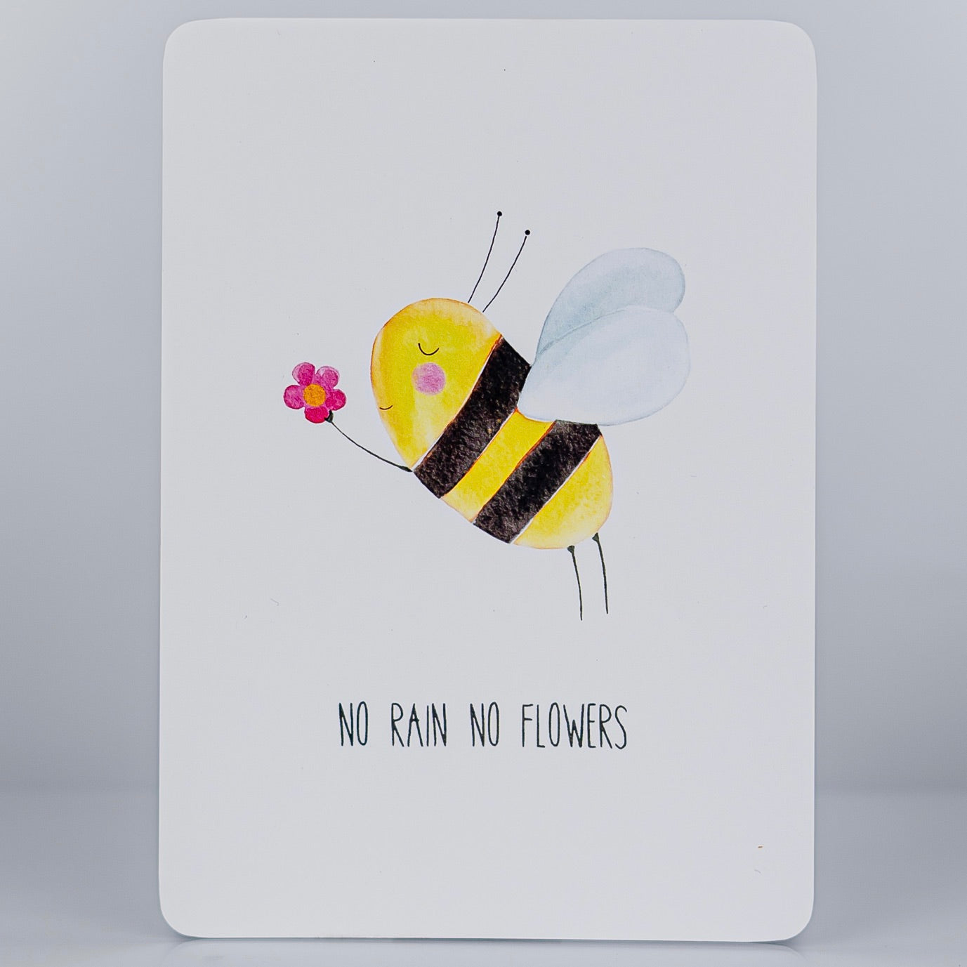 Biene - No Rain No Flowers