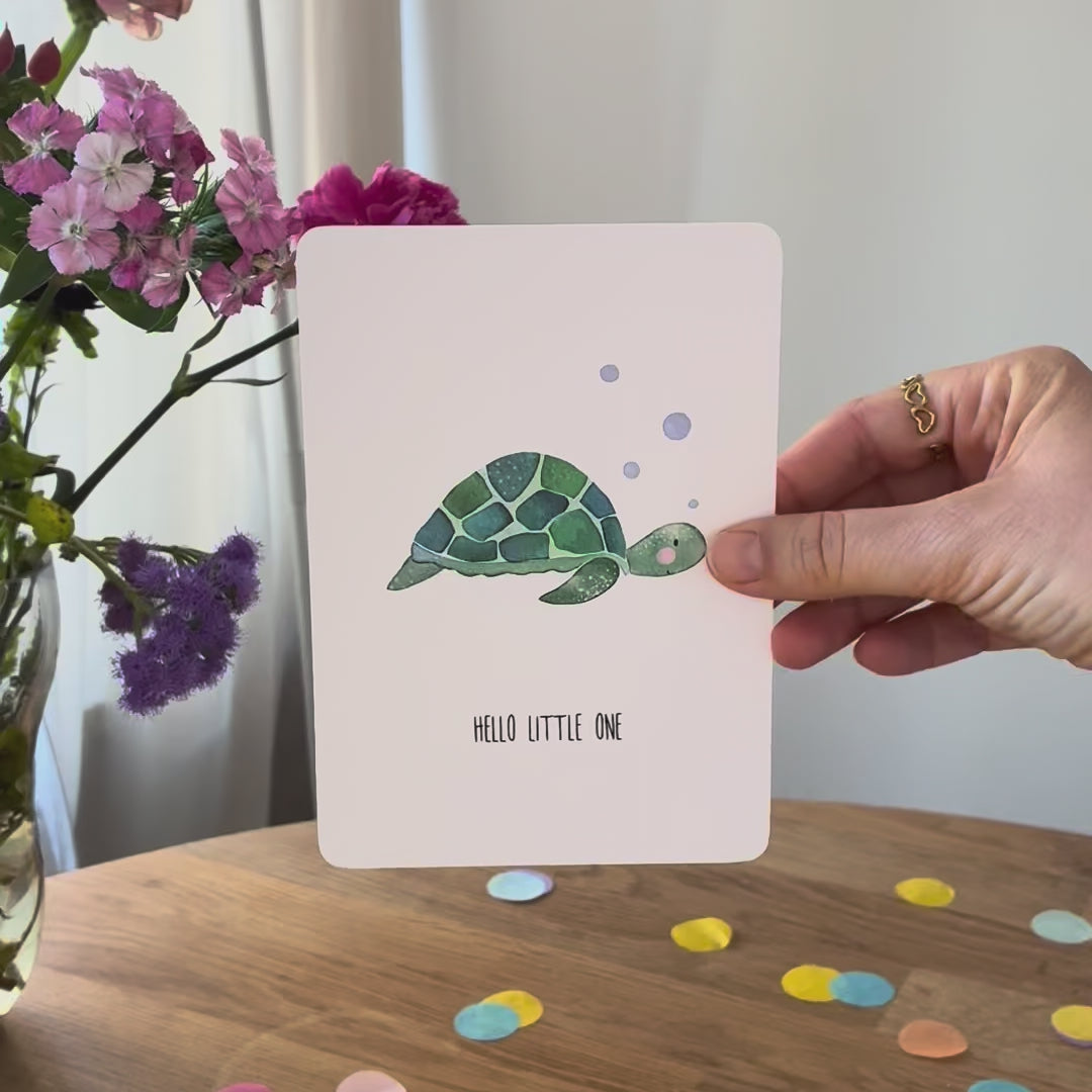Schildkröte - Hello little one